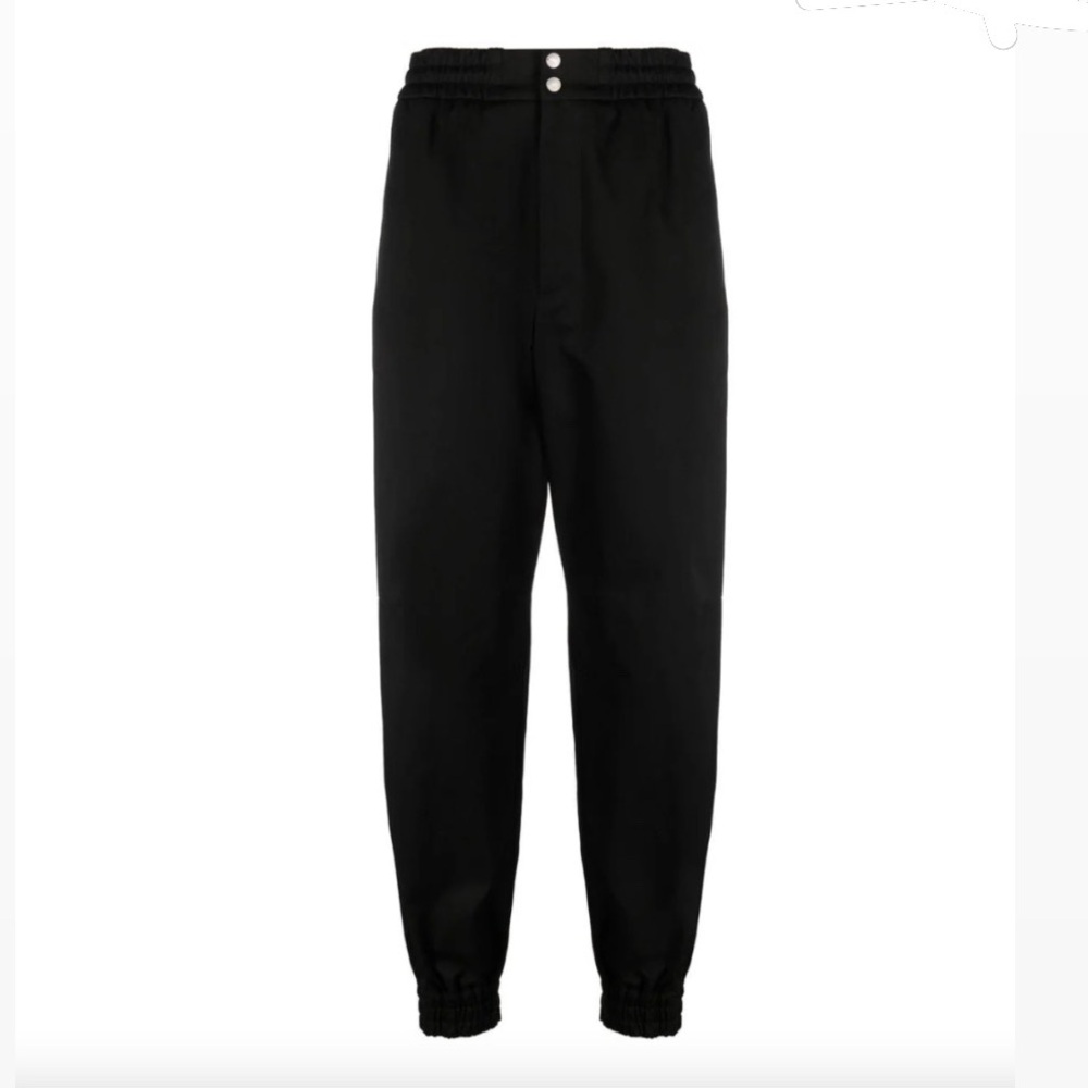 Alexander Mcqueen Black Cargo Trousers M/L $1290 made in Italy  IT 50